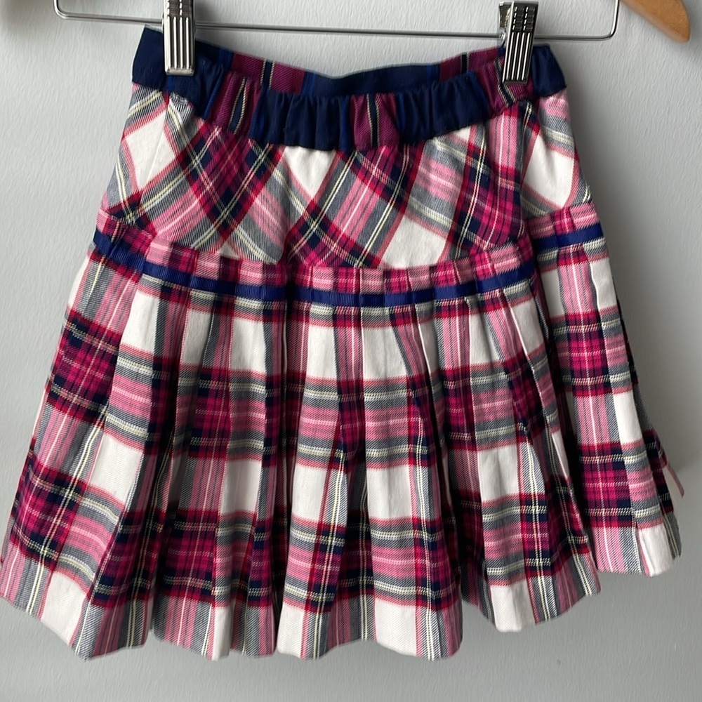 Hartstrings Plaid Pleated Girls Skirt - Picture 6 of 7